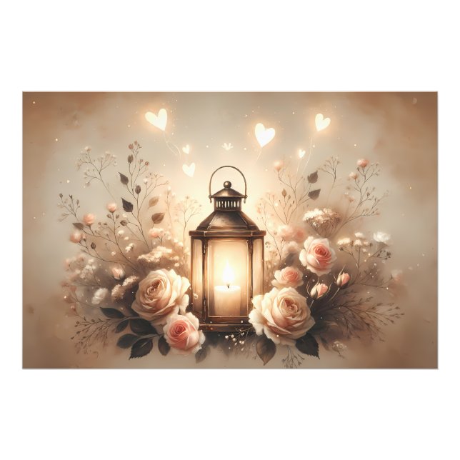 Foto Buquê de Rosas Luz do Lanternim (Frente)