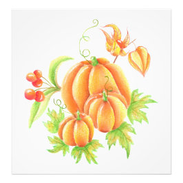 Foto Buquê festivo com abóbora