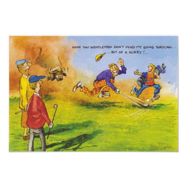 Foto Busca de golfe engraçada (Frente)