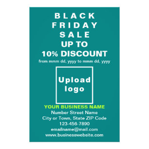 Foto Business Black Friday Sale sobre Teal Green