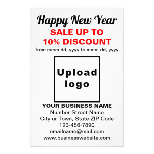 Foto Business New Year Sale on White Photo Paper
