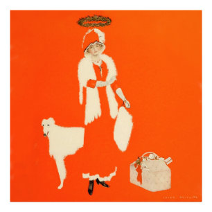 Foto C Coles Phillips “Santa do Presente” Garota Desvan