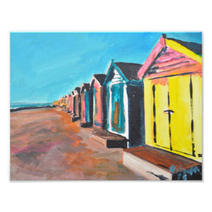 Foto Cabines Coloridas de Southwold na Praia