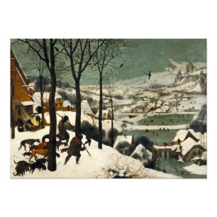 Foto Caçadores da neve por Pieter Bruegel, o Velho