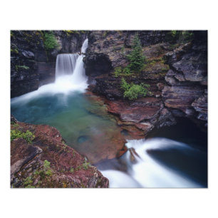 Foto Cachoeira St Mary no Parque Nacional Glacier em