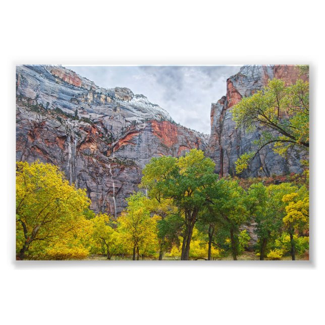 Foto Cachoeiras, Parque Nacional de Zion, Utah (Frente)