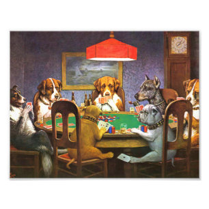 Foto Cachorros Jogando Poker Um Amigo Em Necessidade