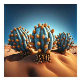 Foto Cactus e palmeiras coexistem em harmonia.