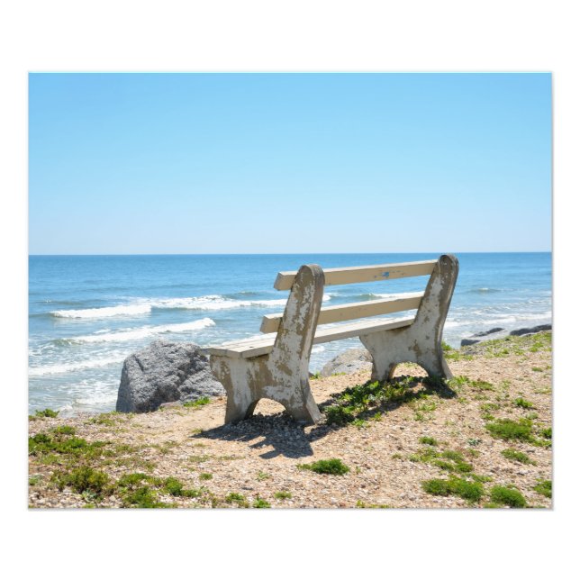 Foto Cadeira Bench na Praia (Frente)