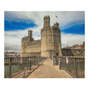 Foto Caernarfon Castle Wales.