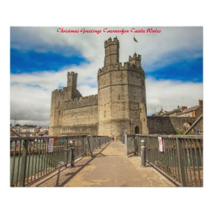 Foto Caernarfon Castle Wales.
