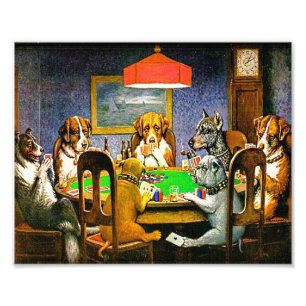 Foto Cães Jogando Poker