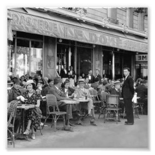 Foto Café preto & branco de Paris