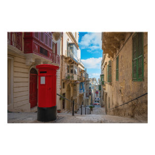 Foto Caixa de correio de Red Vintage em Malta