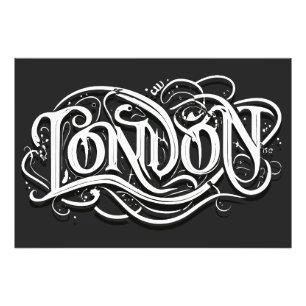 Foto Caligrafia de Metal Pesado de Londres - Metalhead