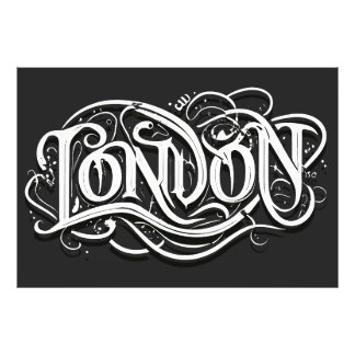Foto Caligrafia de Metal Pesado de Londres - Metalhead