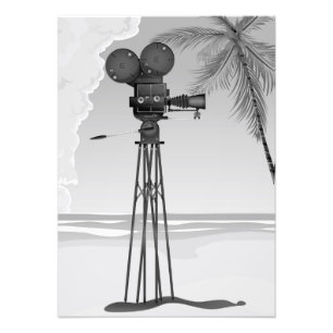 Foto Câmara de filmes antigos do tempo do filme.