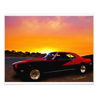 Foto Camaro 1969 Na Cordilheira Rocky Para Sunset
