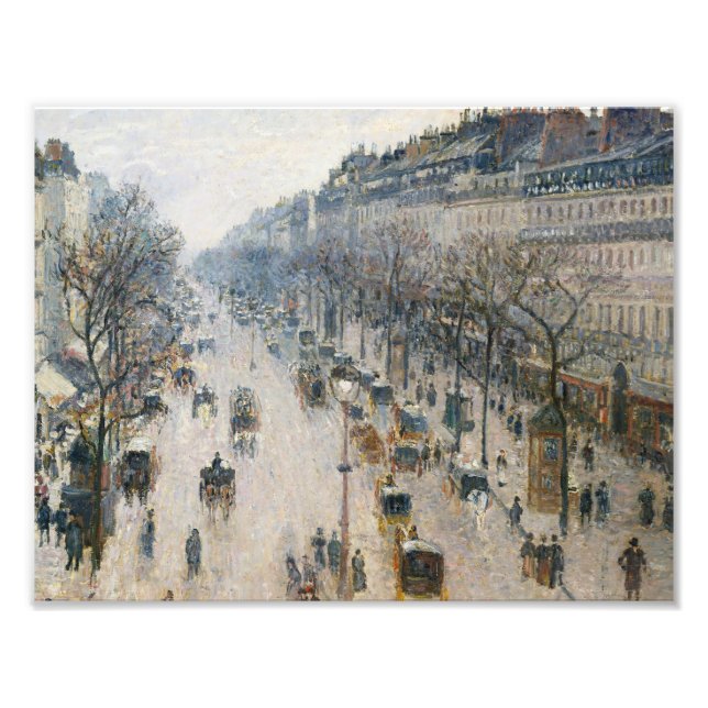 Foto Camille Pissarro - Boulevard Montmartre (Frente)
