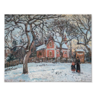 Foto Camille Pissarro - Castanheiros em Louveciennes