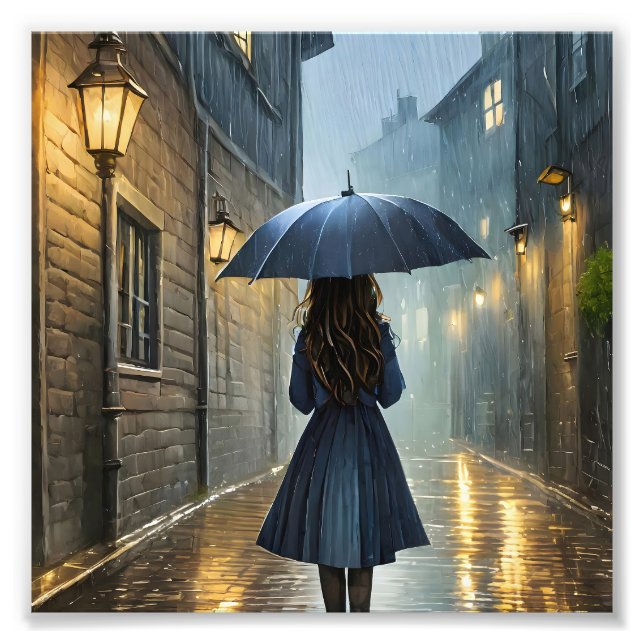 Foto Caminhando na chuva (Frente)