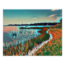 Caminho Costeiro do Oceano ao Pôr do Sol