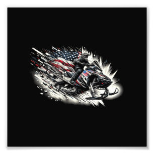Foto Camisa de Moto de Neve Moto de Neve Bandeira da Li