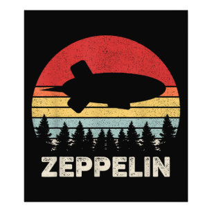 Foto Camisa Vintage Retro Zeppelin Dirigible Aeróstato