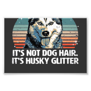 Foto Camiseta Clássica Brilhante de Cachorro Husky Sibe