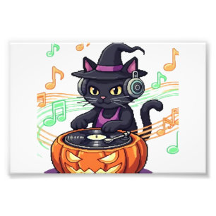 Foto Camiseta Dj cat halloween Oversized