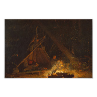 Foto Camp Fire Winslow Homer
