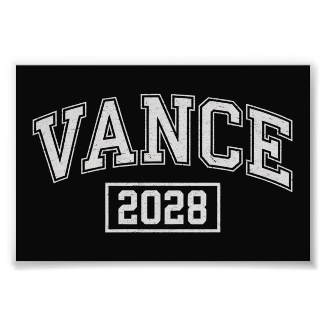 Foto Campanha Eleitoral JD Vance Presidente 2028 Vance  (Frente)