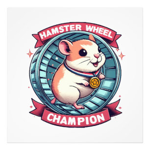 Foto Campeão da Roda de Hamster
