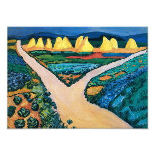 Foto Campos de Legumes Auguste Macke