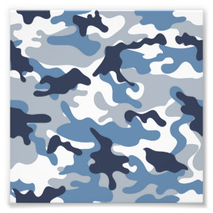 Foto Camuflagem do azul e do branco