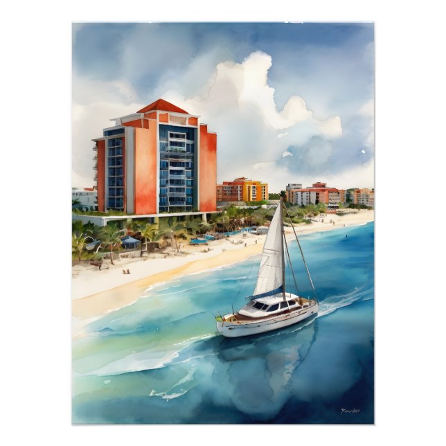 Foto Cancelar arte de aquarela (Frente)