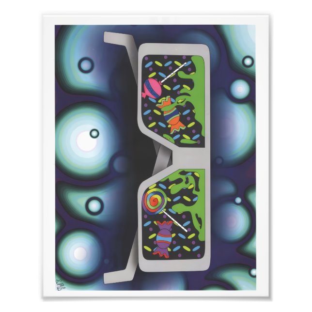 Foto Candy Glasses Print (Frente)