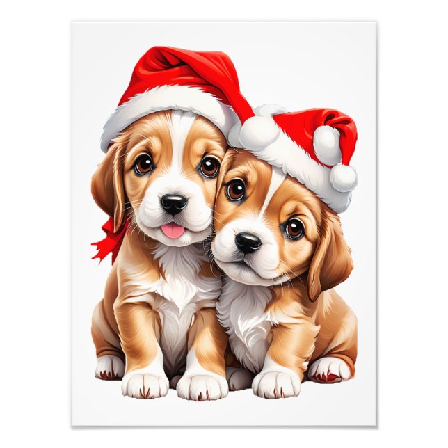 Foto Canina de Natal (Frente)