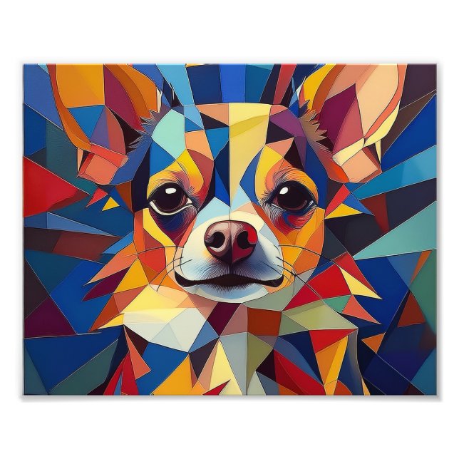 Foto Cão de Cubismo AI (Frente)