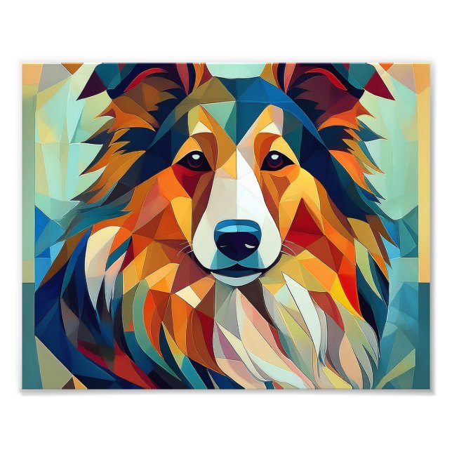 Foto Cão de Cubismo AI (Frente)