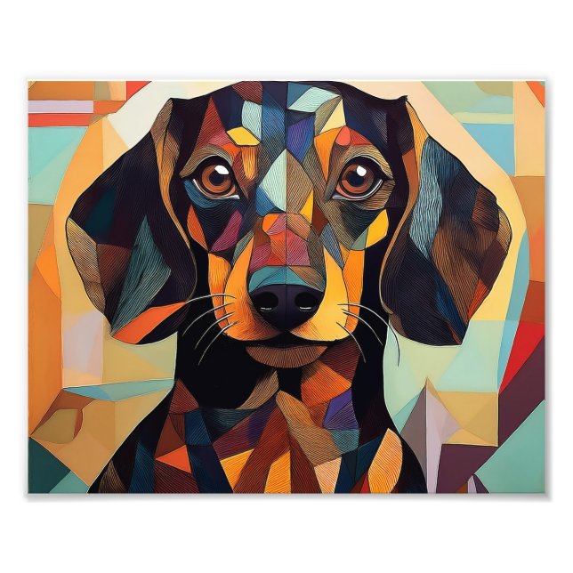 Foto Cão de Cubismo AI (Frente)