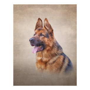 Foto Cão German shepherd de Desenho