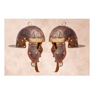 Foto Capacete militar romano antigo