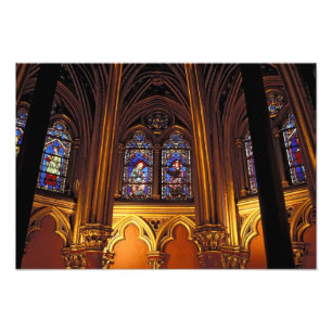 Foto capela inferior de La Sainte-Chapelle, Paris, 2
