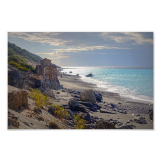 Foto Capela na praia - Ilha de Creta, Grécia