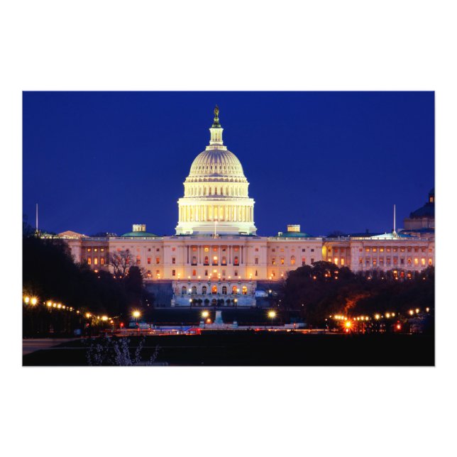 Foto Capitólio dos Estados Unidos em Washington DC em D (Frente)