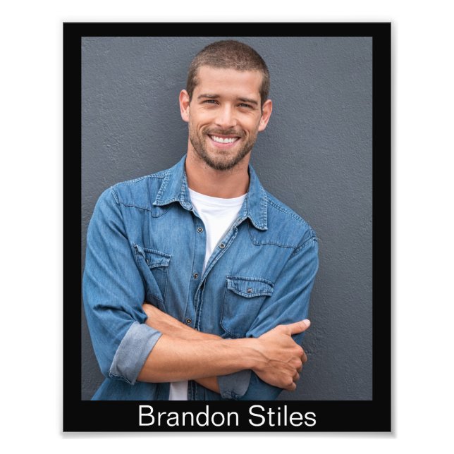 Foto Capturas de Comunicação para Chamadas de Casting - (Frente)