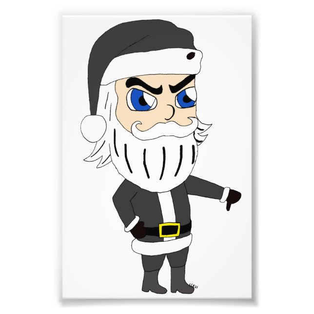 Foto cara ruim santa claus (Frente)