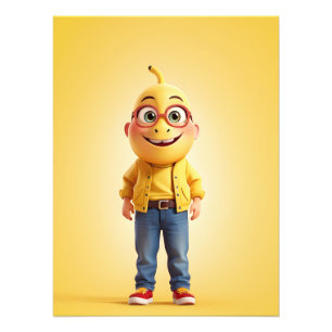 Foto Caráter engraçado da banana