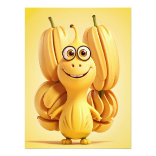 Foto Caráter engraçado da banana